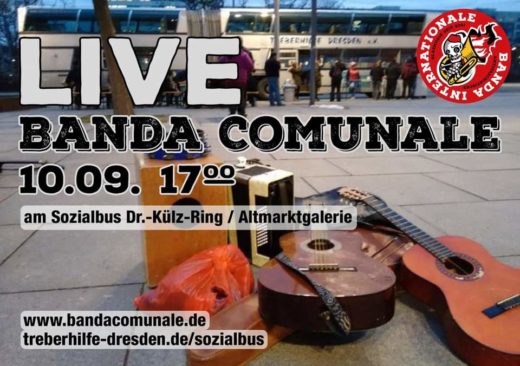 Sozialbus meets „Zur Tonne“ & Banda Communale – 10/09/2020
