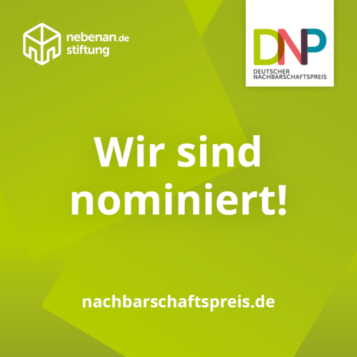 Nominierung für den deutschen Nachbarschaftspreis