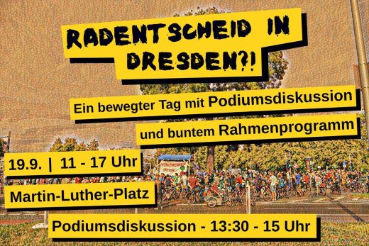 Zur Tonne on Tour: Radentscheid in Dresden – 19/09/2020